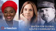 Dr. Mary Okumu Ph.D, Senior Director, Technical Unit, of ForAfrikaOrg; María José Terré Feliú, Executive International Director of WATERisLIFE; & Edward Brown, President of USA ForAfrika.