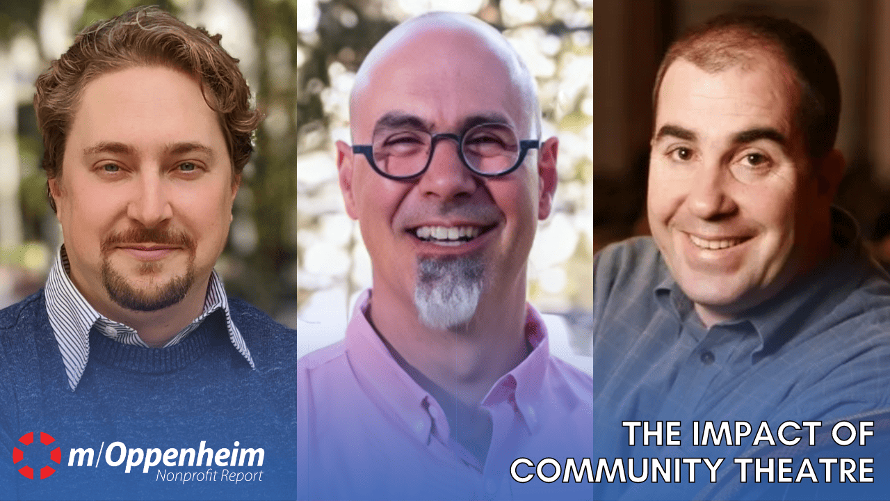 Bryce Alexander, CEO & Artistic Director of The Naples Players; Josh LaBelle, Executive Director of The Seattle Theatre Group; & Mike Morelli, Executive Director of Missoula Community Theatre, Inc.